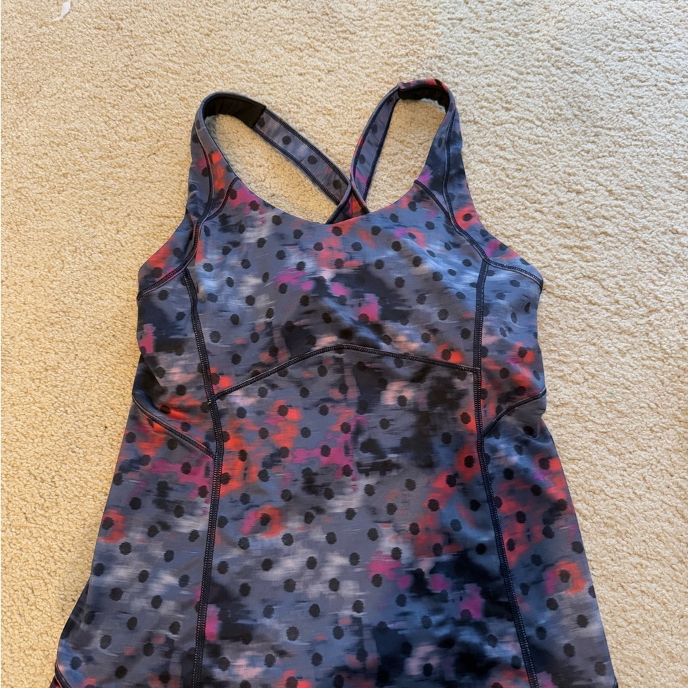 Kids One Piece in Multicolor Polka Dot Design